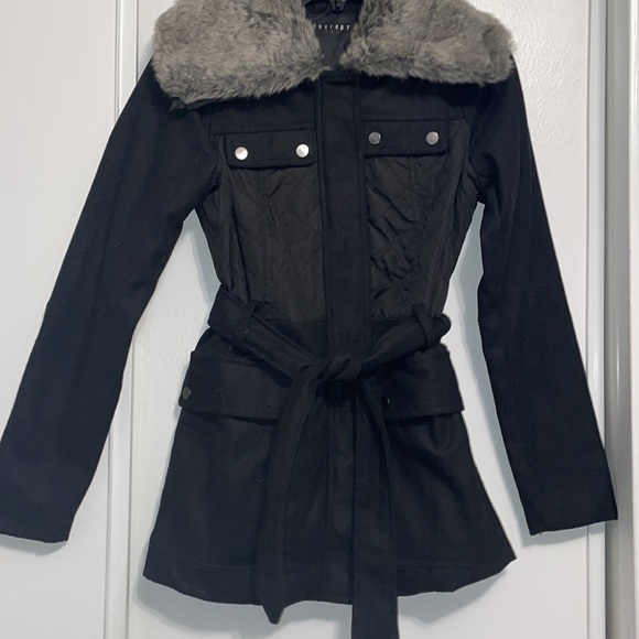 Therapy by Lane Crawford Black Coat - Size - Small (**Make An Offer**) - Picture 2 of 5